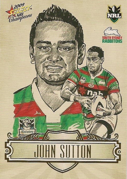 John Sutton, Sketch, 2009 Select NRL Champions