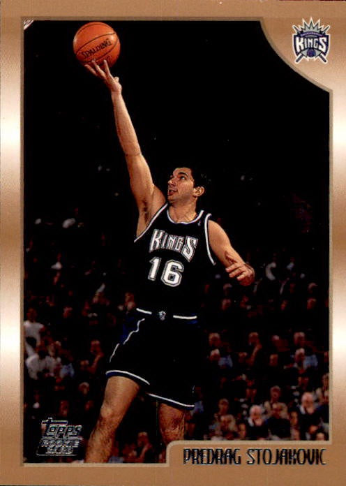 Predrag Stojakovic, RC, 1998-99 Topps Basketball NBA