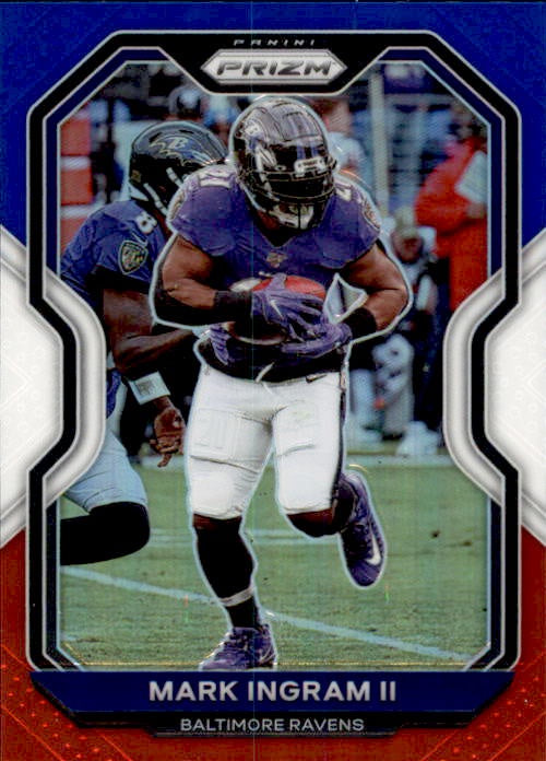 Mark Ingram II, Red White Blue Prizm, 2020 Panini Prizm Football NFL