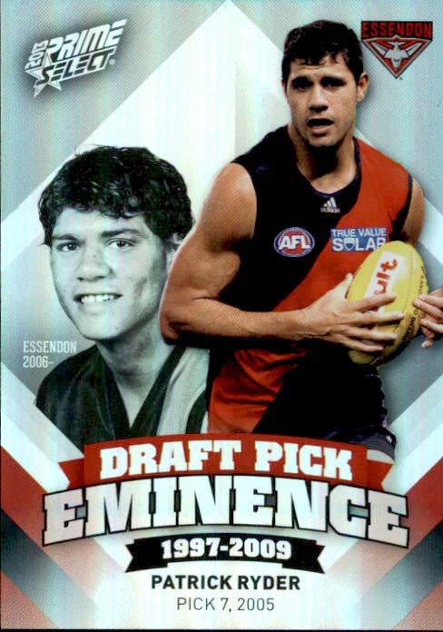 Patrick Ryder, Draft Pick Eminence, 2013 Select AFL Prime