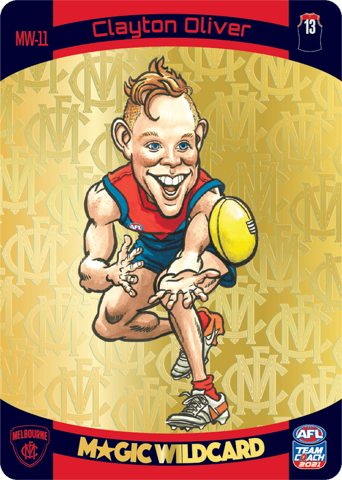 Clayton Oliver, Gold Magic Wildcard, 2021 Teamcoach AFL