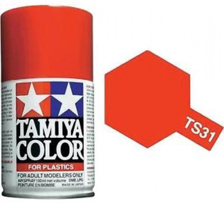 TAMIYA TS-31 BRIGHT ORANGE Spray Paint 100ml