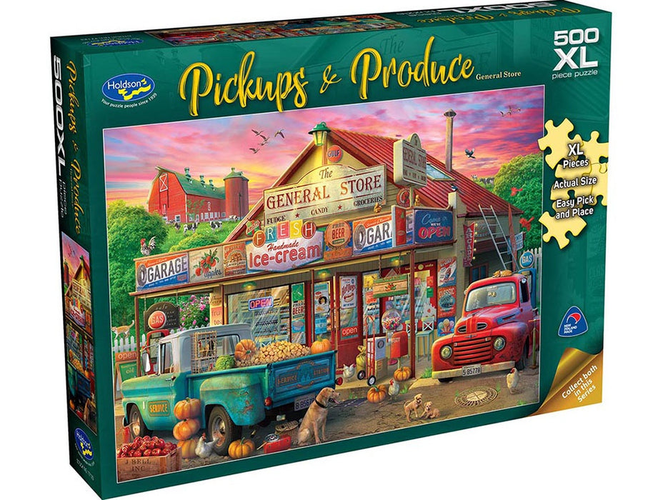 PICKUPS & PRODUCE, General Store, 500XL Piece Jigsaw Puzzle
