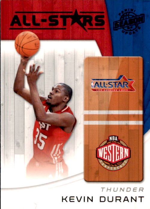 Kevin Durant, All-Stars, 2010-11 Panini Season Update Basketball NBA