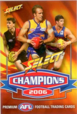 2006 Select AFL Champions Trading Card Base Set of 162 cards