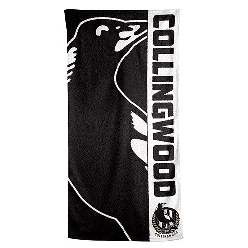 COLLINGWOOD MAGPIES BEACH TOWEL