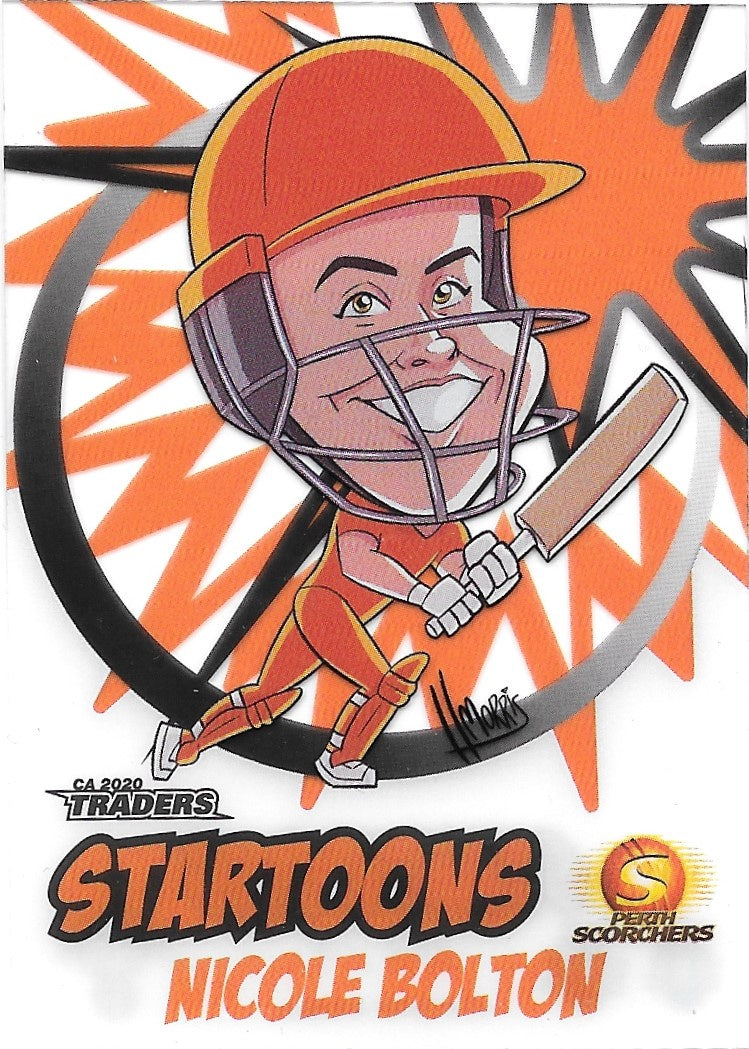 Nicole Bolton, Startoons, 2020-21 TLA Cricket Australia and BBL — Ja Ja ...