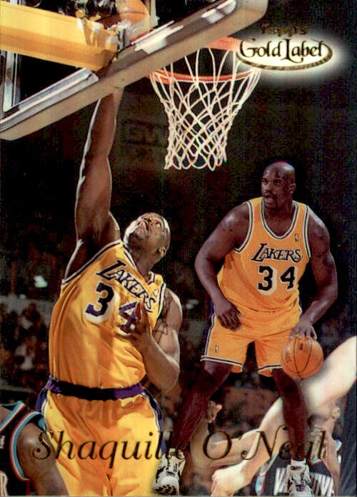 Shaquille O'Neal, Class 1, #GL2, 1999-00 Topps Gold Label Basketball NBA