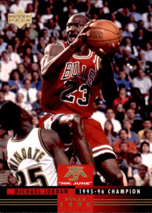 Michael Jordan, Mr June, MJ-4, 2008-09 UD Lineage Basketball NBA