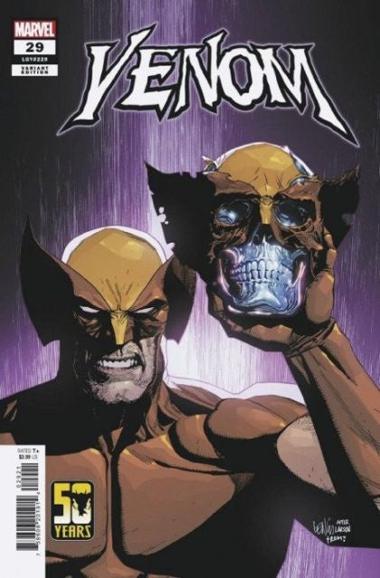 Marvel Venom #29 Francis Lu Wolverine 50 Years Variant Comic