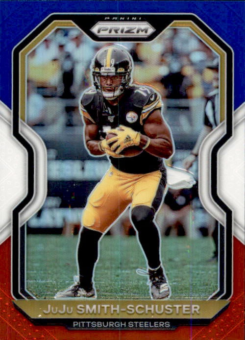 Ju Ju Smith-Schuster, Red White Blue Prizm, 2020 Panini Prizm Football NFL