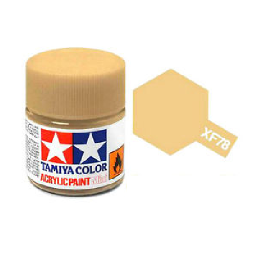 TAMIYA ACRYLIC MINI XF-78 WOODEN DECK TAN  10ml