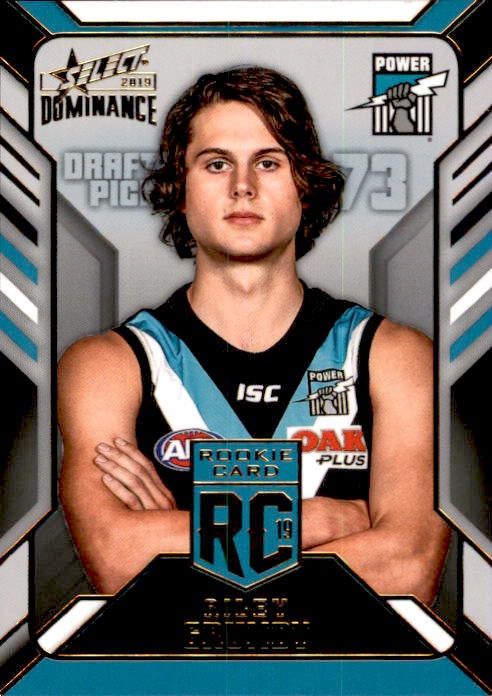 Riley Grundy, Rookie Card RC, 2019 Select AFL Dominance