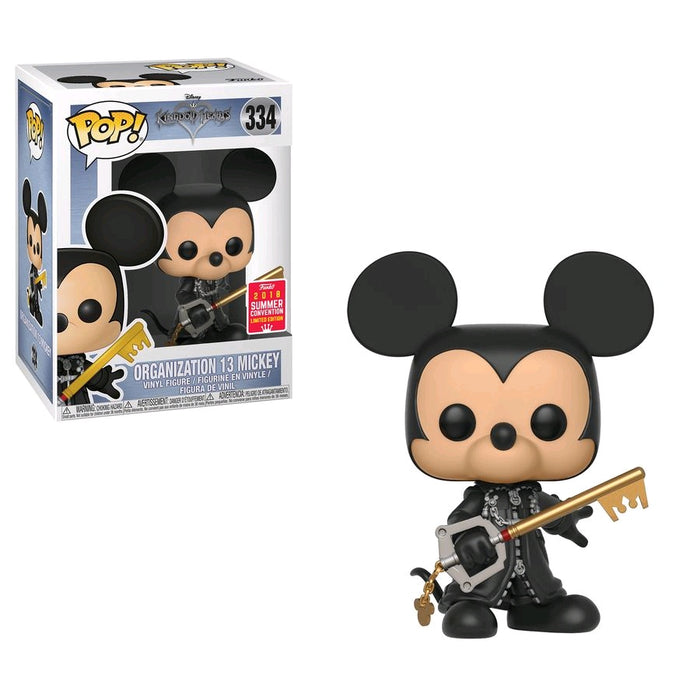 Kingdom Hearts - Mickey Organisation 13 Unhooded SDCC 2018 US Exclusive Pop! Vinyl
