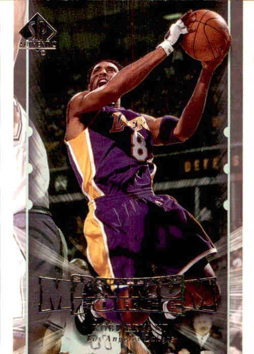 Kobe Bryant, Maximum Force Holo, 1999-2000 UD SP Authentic Basketball NBA