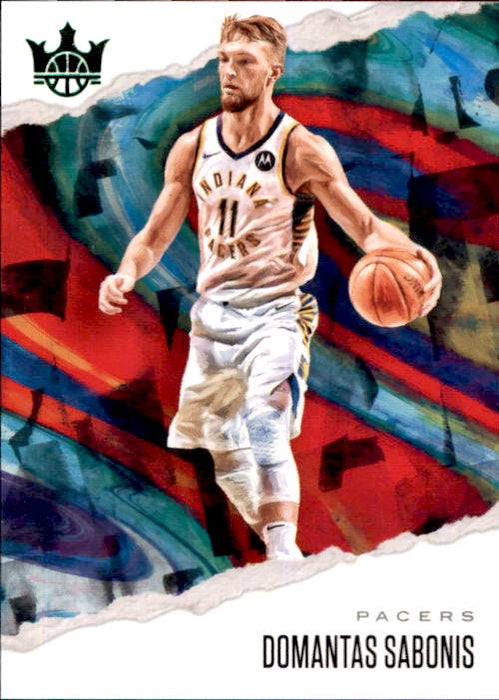 Domantas Sabonis, #31, JADE GREEN Foil, 2019-20 Panini Court Kings Basketball NBA