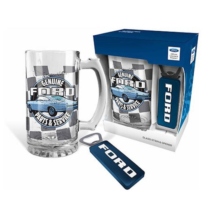 Ford Genuine Parts & Service Stein and Magnetic Opener Gift Set