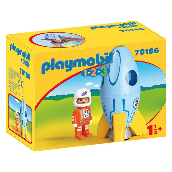 Playmobil 70186 - 1.2.3 Astronaut with Rocket