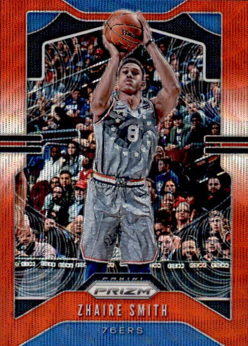 2019-20 Prizm Basketball Red Wave Refractor Zhaire Smith