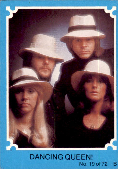 Dancing Queen, 1976 Scanlens ABBA Blue