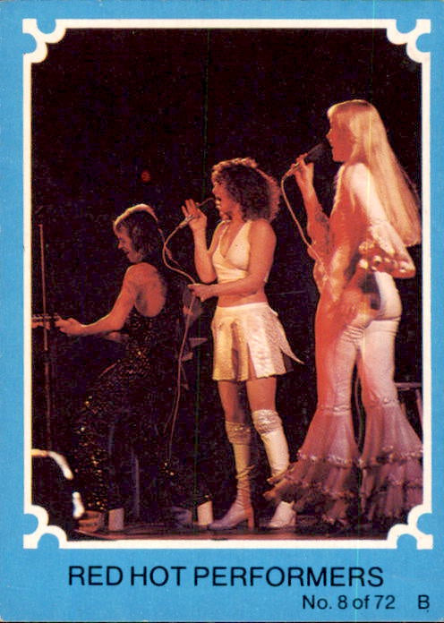 Red Hot Performers, 1976 Scanlens ABBA Blue