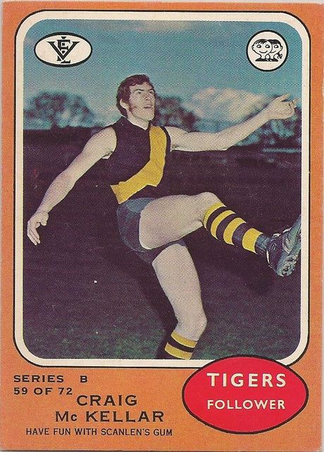 1973 Scanlens VFL Series B, Craig McKellar