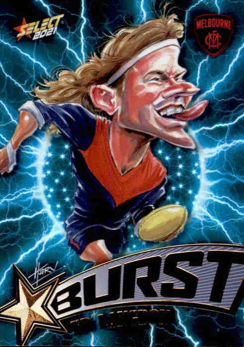 Ed Langdon, Lightning Starburst, 2021 Select AFL Footy Stars