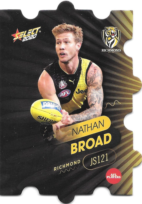 JS121 Nathan Broad, Jigsaw, 2020 Select AFL Footy Stars