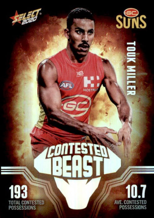 Touk Miller, Contested Beasts, 2020 Select AFL Footy Stars