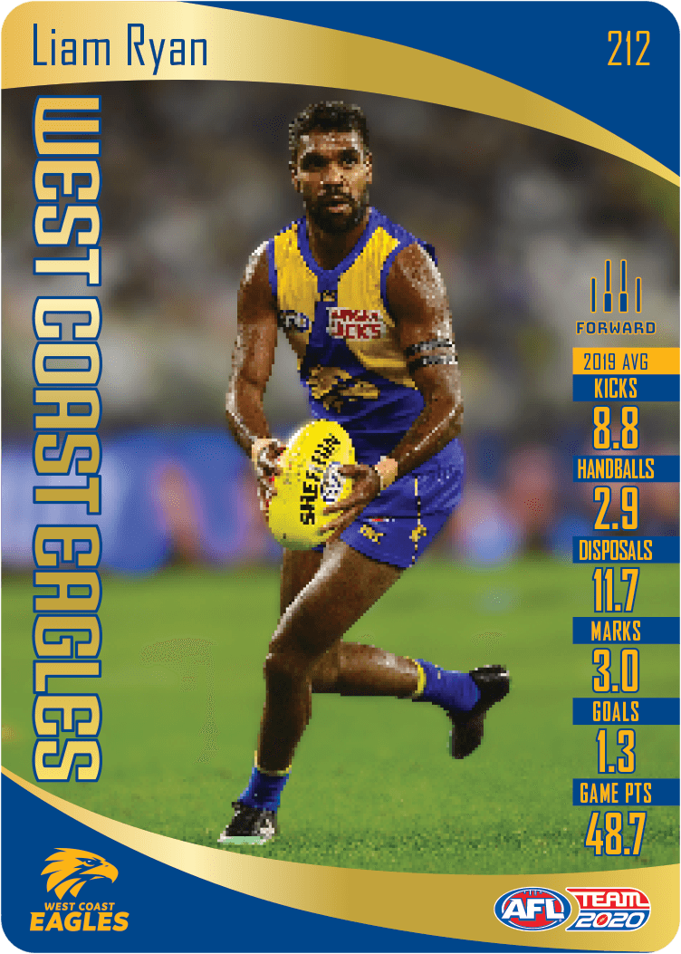 Liam Ryan, Gold, 2020 Teamcoach AFL