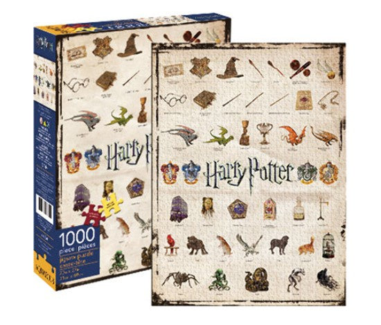 Harry Potter Icons 1000 Piece Jigsaw Puzzle by Aquarius
