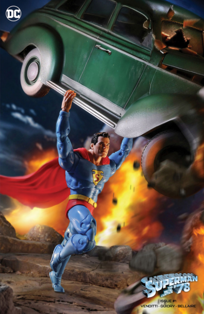 Superman '78: The Metal Curtain #1 McFarlane Toys Action Figure Variant Comic
