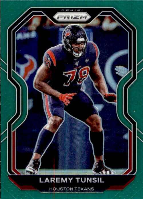 Laremy Tunsil, Green Prizm, 2020 Panini Prizm Football NFL