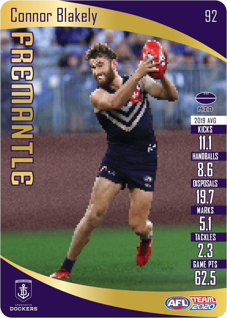 Connor Blakely, Gold, 2020 Teamcoach AFL