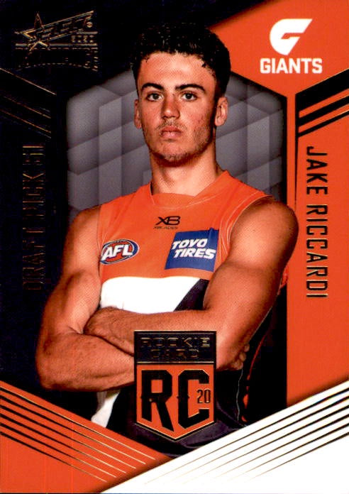 Jake Riccardi, RC Rookie Card, 2020 Select Dominance AFL