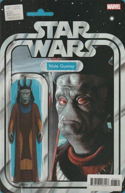 Star Wars #27 Comic Carded Nute Gunray Variant Comic