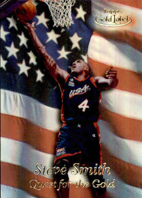 Steve Smith, Quest for Gold, 1999-00 Topps Gold Label Basketball NBA