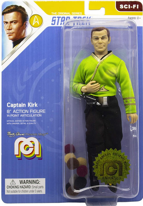 Star Trek Captain Kirk, 8" Action Figure, MEGO Sci-Fi