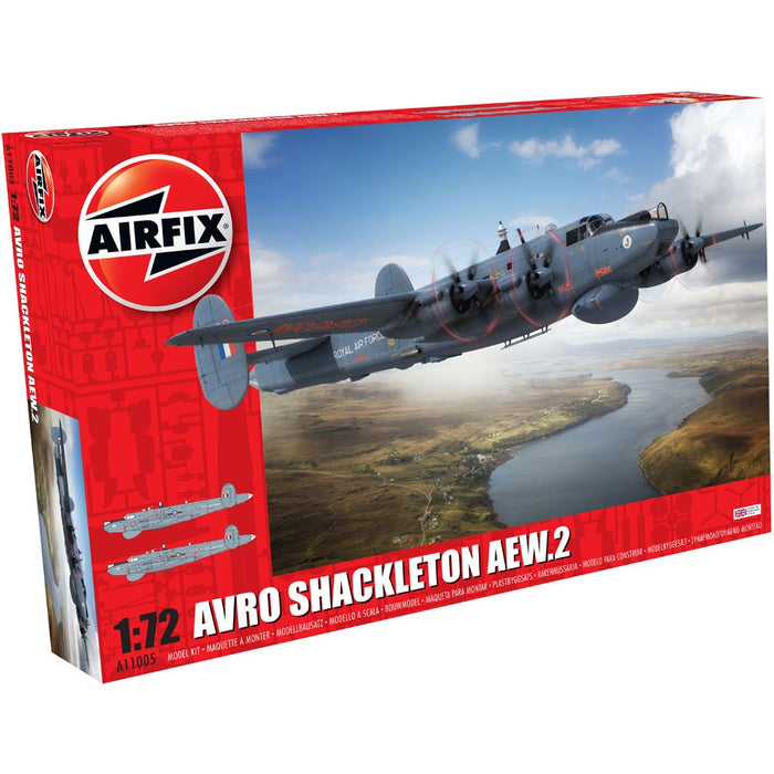 AIRFIX AVRO SHACKLETON AEW.2 Aircraft 1:72 Scale Model Kit- NEW LIVERY