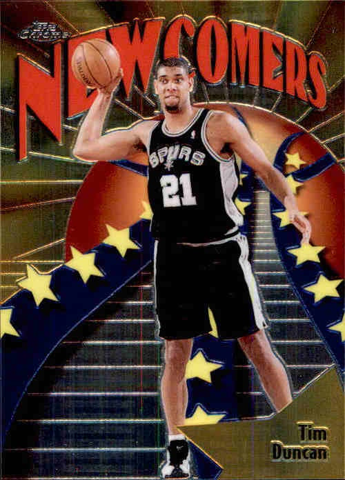 Tim Duncan, Newcomers, 1997-98 Topps Chrome Basketball NBA