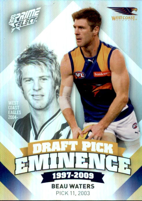 Beau Waters, Draft Pick Eminence, 2013 Select AFL Prime