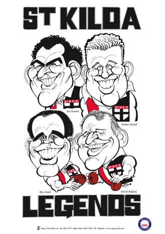 WEG St Kilda Legends Poster