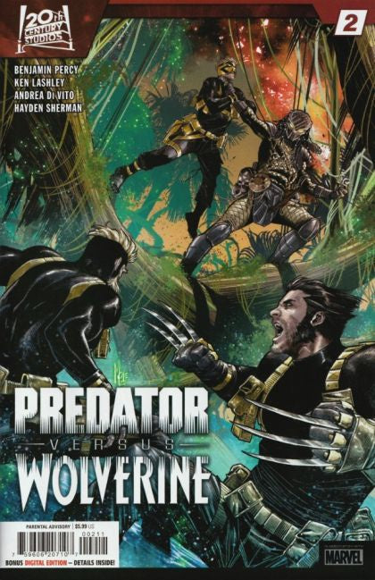 Predator vs. Wolverine #2 Comic