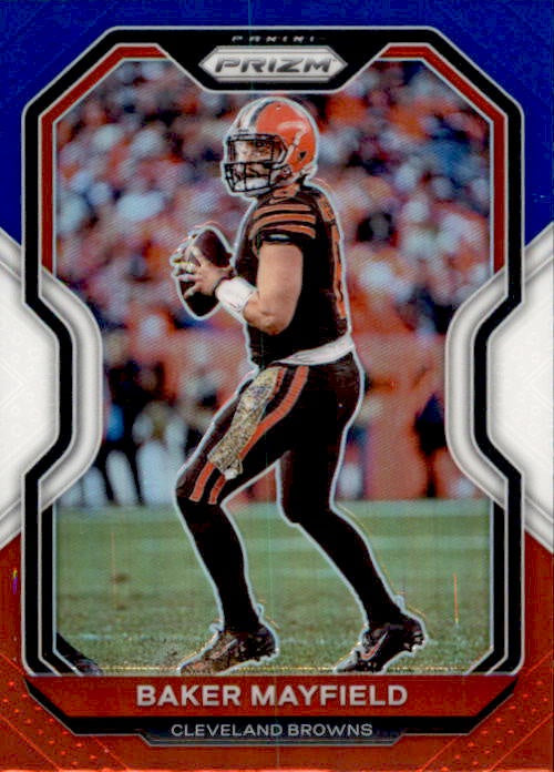 Baker Mayfield, Red White Blue Prizm, 2020 Panini Prizm Football NFL