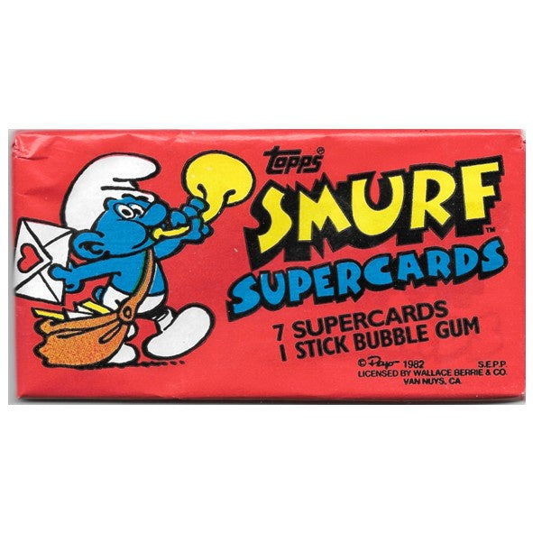 1982 Topps SMURF Supercards