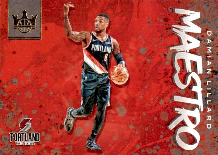 Damian Lillard, Maestro, 2019-20 Panini Court Kings Basketball NBA