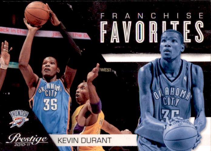 Kevin Durant, Franchise Favorites, 2010-11 Panini Prestige Basketball NBA