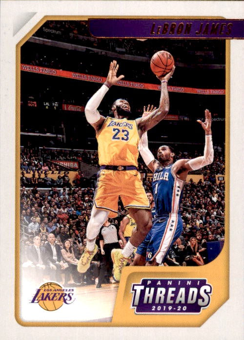 Lebron James, BRONZE, Threads, 2019-20 Panini Chronicles NBA Basketball