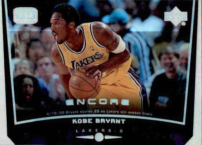 Kobe Bryant, Holofoil, 1998-99 UD Encore Basketball NBA
