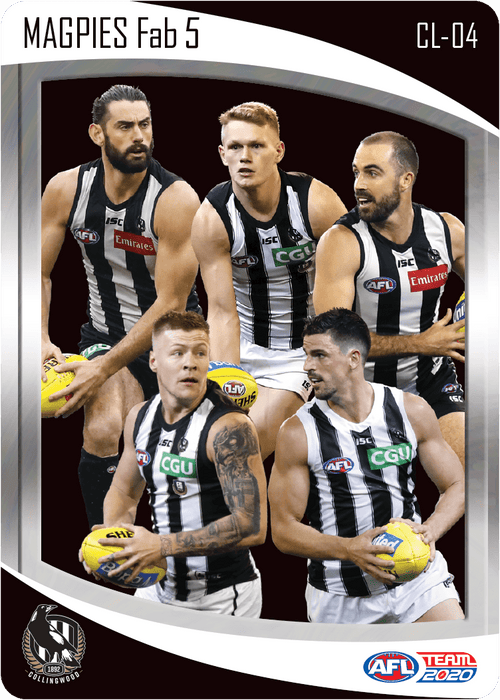 Collingwood Magpies, Fab 5 Checklist, 2020 Teamcoach AFL